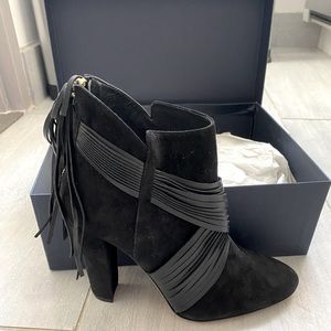 Oscar De La Renta Fringe Booties